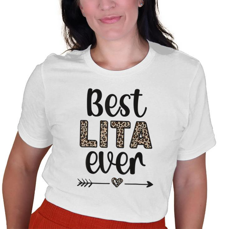 Best Lita Ever Lita Grandma Appreciation Old Women T-shirt