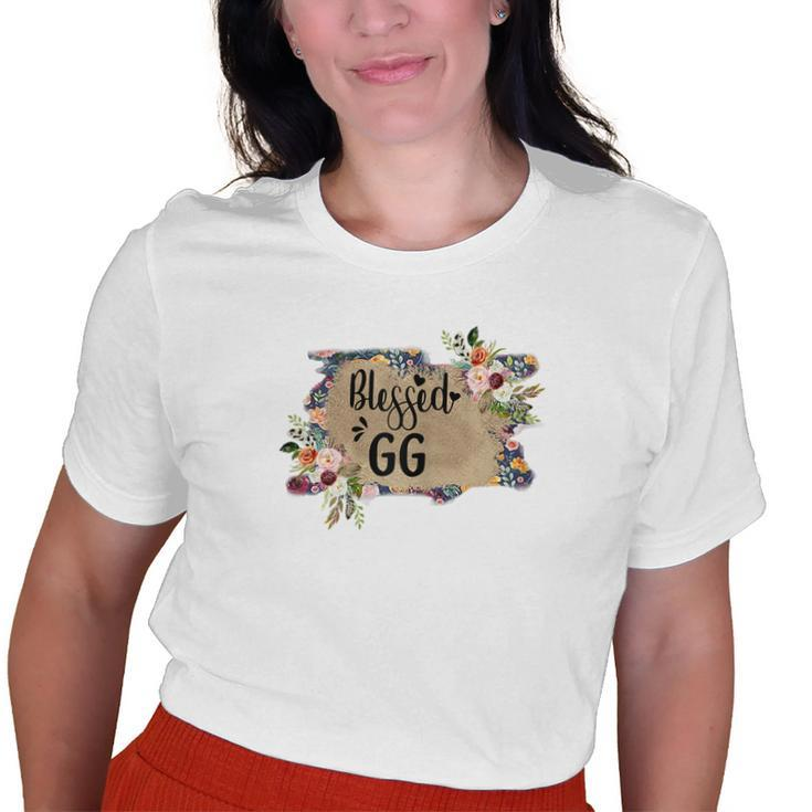 Blessed Gg Grandma T Old Women T-shirt
