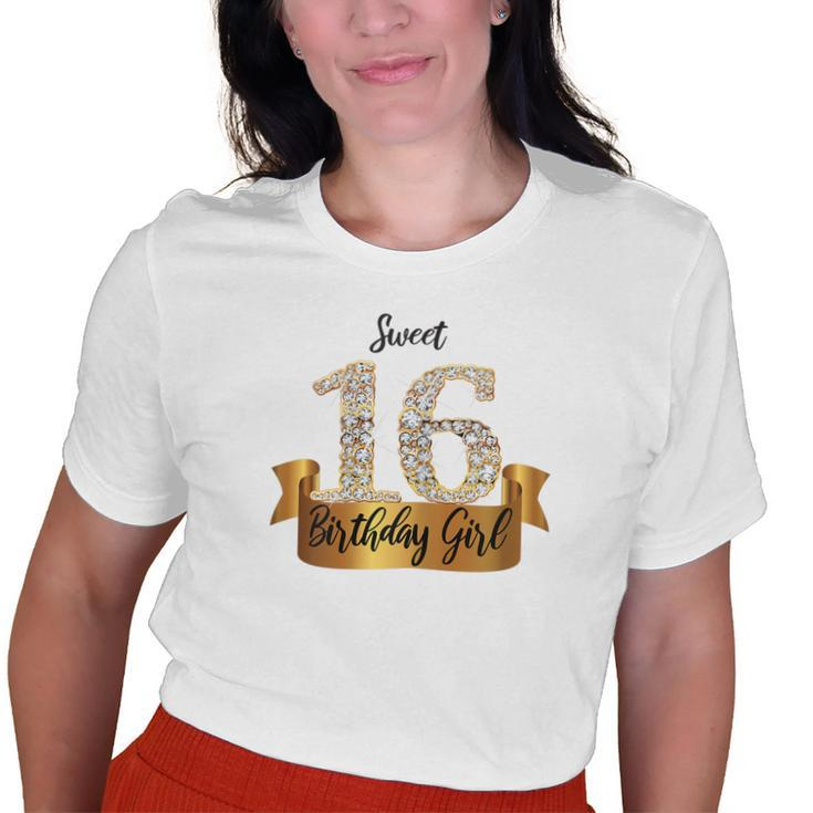 Cute Yellow White Sweet 16 Style I 16Th Birthday Outfit Old Women T-shirt