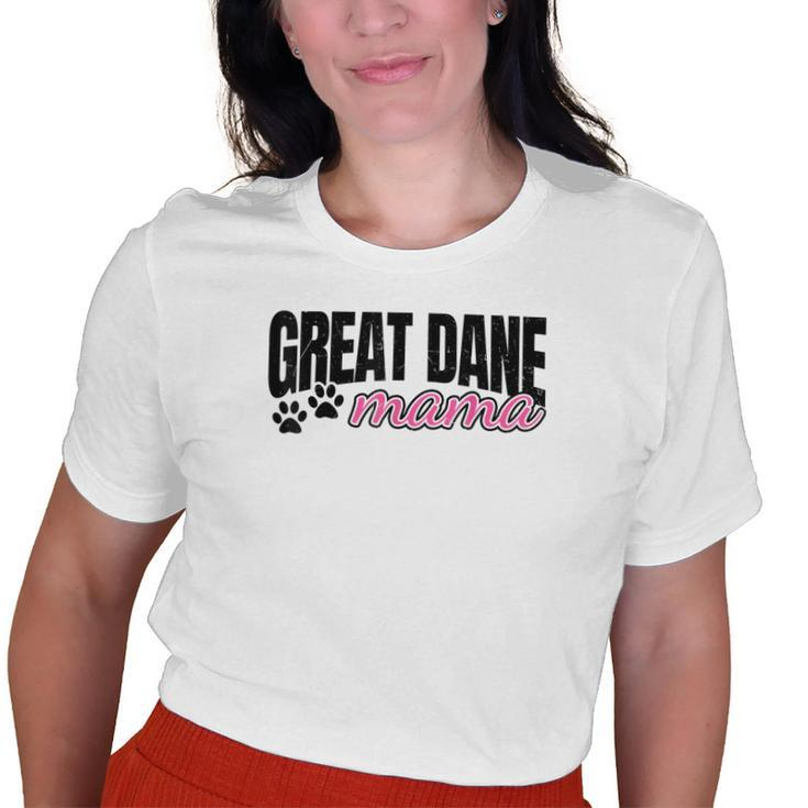 Great Dane Mama Dog Mom Grandma Womens Old Women T-shirt