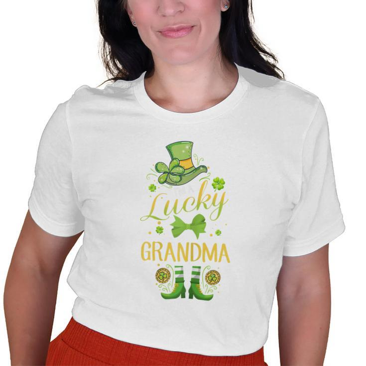 Im A Lucky Grandma St Pattys Day For Grandmother Old Women T-shirt