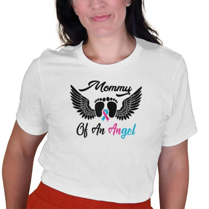 Mommy Of An Angel Miscarriage Infant Loss Mom Old Women T-shirt