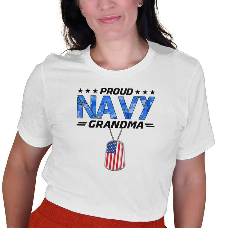 Nwu Proud Navy Grandma Old Women T-shirt
