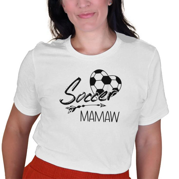 Soccer Mamaw Womens Grandma Old Women T-shirt