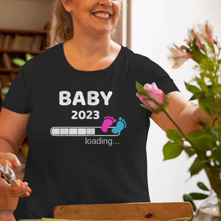 Baby 2023 Loading Pregnancy Mom To Be Old Women T-shirt Gifts for Old Women