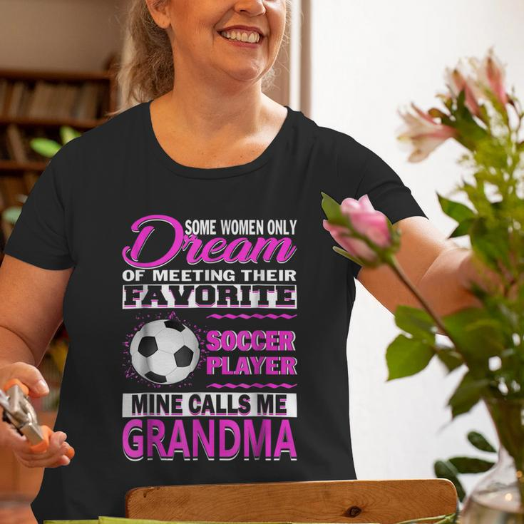 My Favorite Soccer Player Call Me Grandma Old Women T-shirt Gifts for Old Women