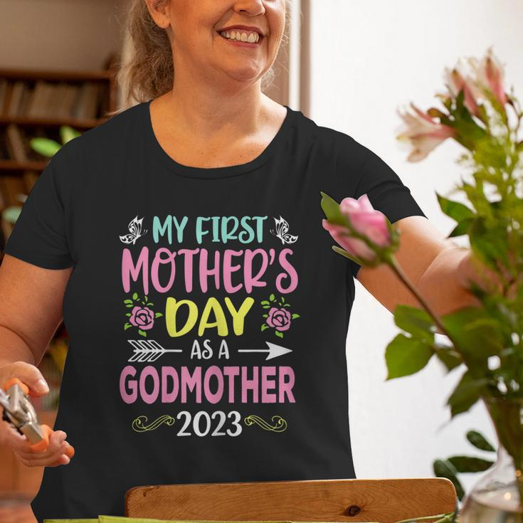 My First As A Godmother 2023 Happy Old Women T-shirt Gifts for Old Women