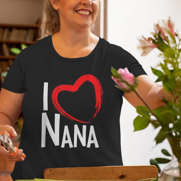 I Love Nana I Heart Nana Grandma Old Women T-shirt Gifts for Old Women