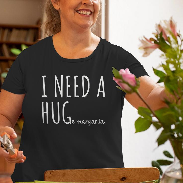 I Need A Huge Margarita Drinking Pun Old Women T-shirt Gifts for Old Women