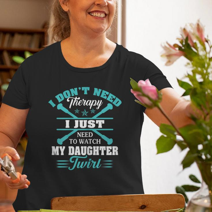 Twirl Mom From Baton Twirler Daughter Old Women T-shirt Gifts for Old Women