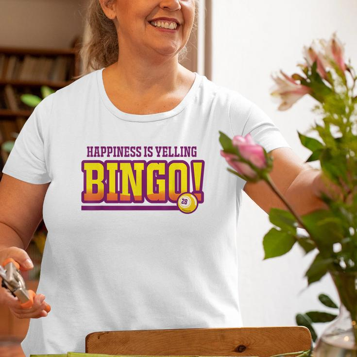 Bingo Players For Mom Grandma Old Women T-shirt Gifts for Old Women