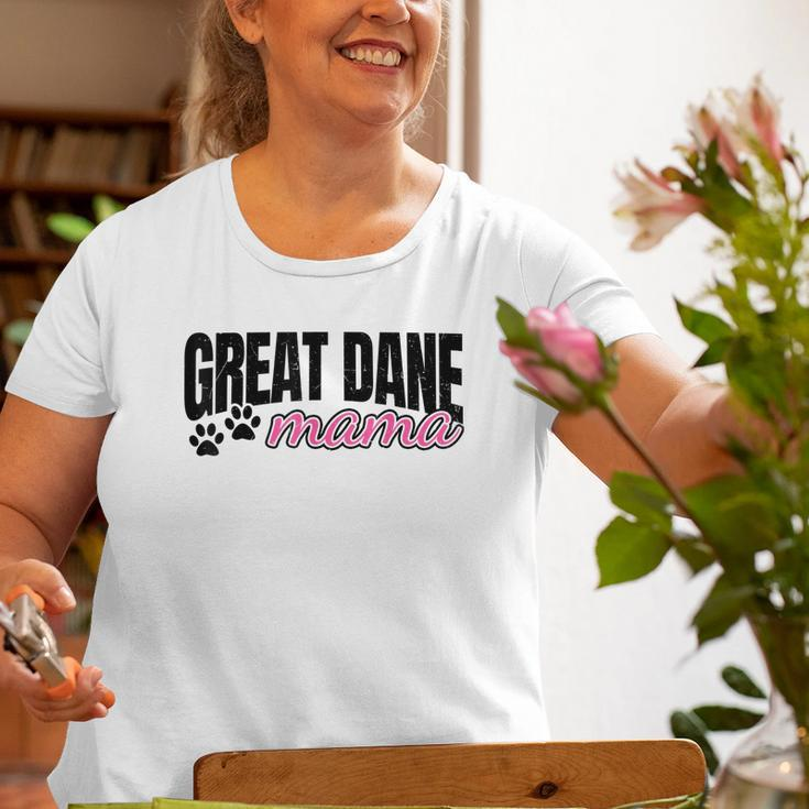 Great Dane Mama Dog Mom Grandma Womens Old Women T-shirt Gifts for Old Women