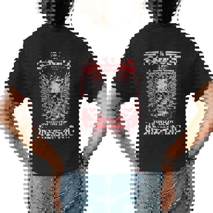 Its A Gault Thing You Wouldnt Understand Gault Last Name Womens Back Print T-shirt