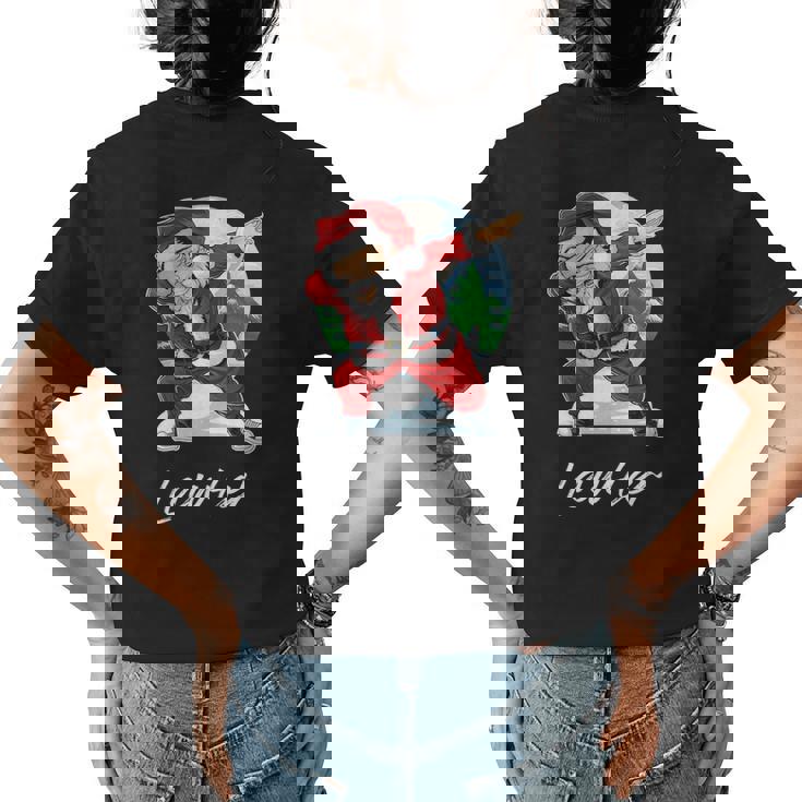 Lawler Name Gift Santa Lawler Womens Back Print T-shirt