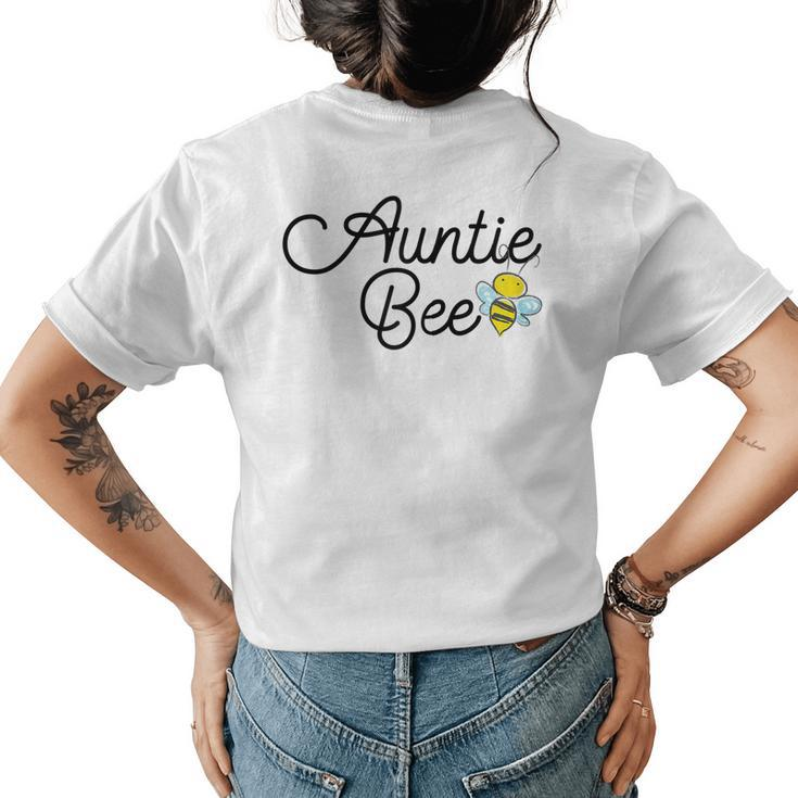 Auntie Bee Baby Shower Costume Cute Gender Reveal Women's T-shirt Back Print