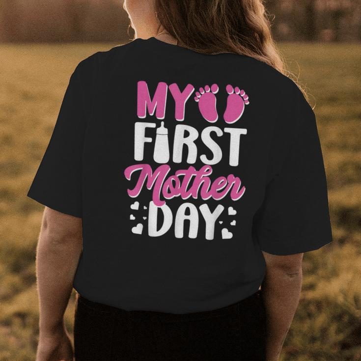 Being Mom My First Mothers Day As A Mommy Womens Back Print T-shirt Unique Gifts