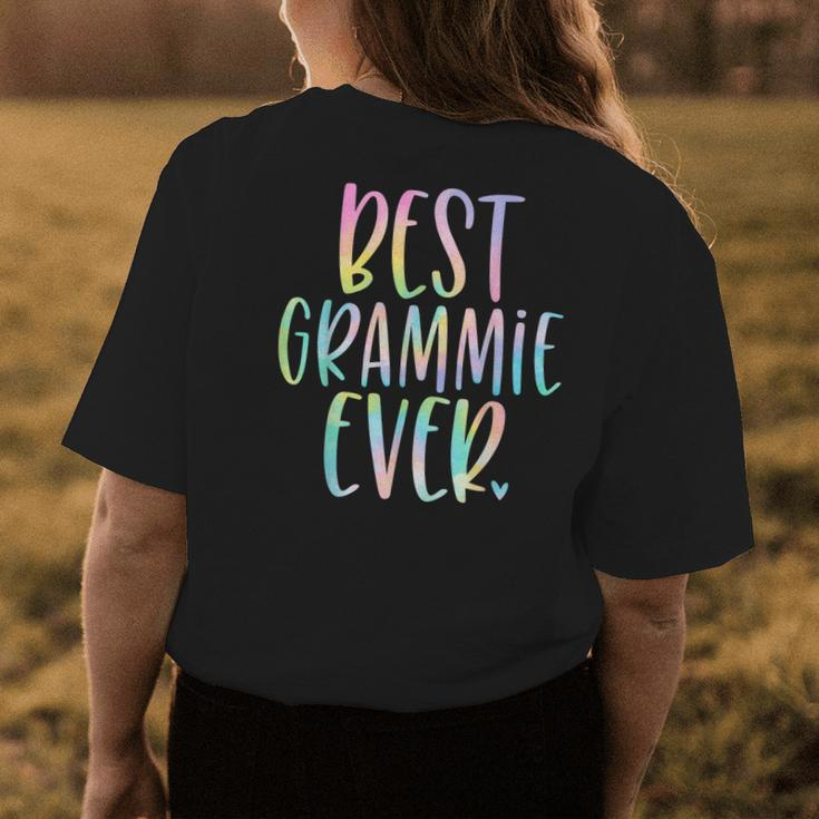 Best Grammie Ever Gifts Mothers Day Tie Dye Womens Back Print T-shirt Funny Gifts