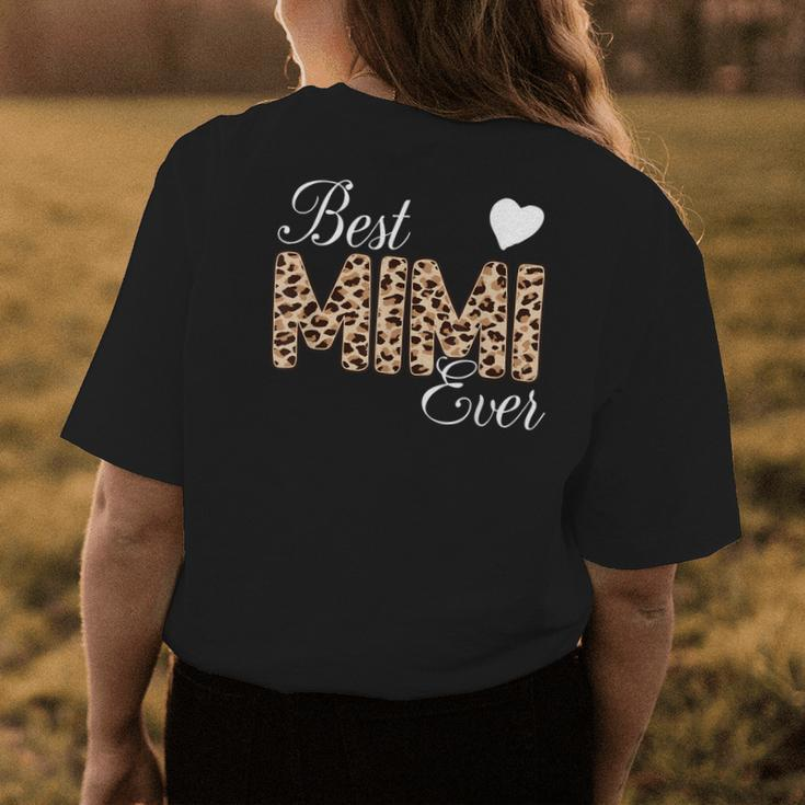 Best Mimi Ever Funny Cute Mothers Day Womens Back Print T-shirt Unique Gifts