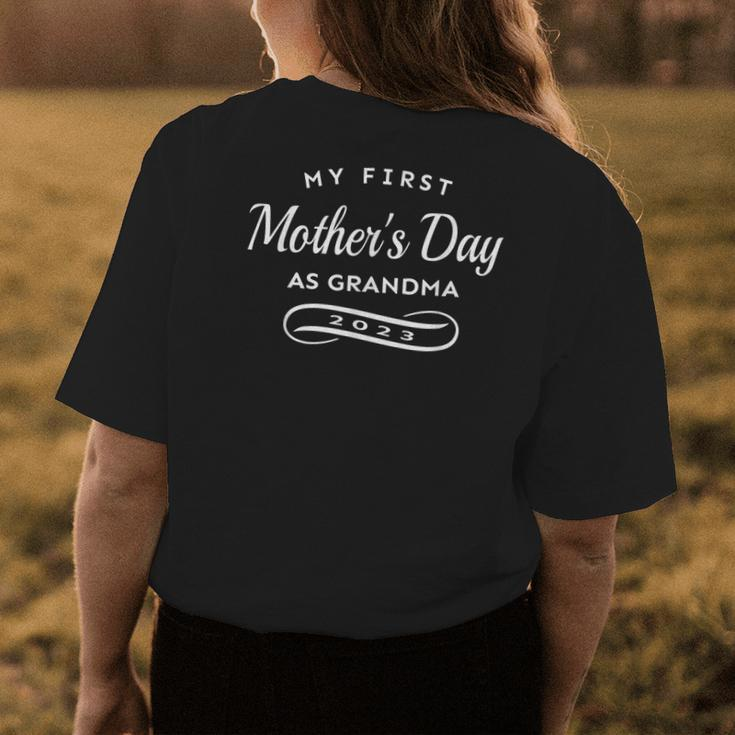 My First As Grandma 2023 Women's T-shirt Back Print Unique Gifts