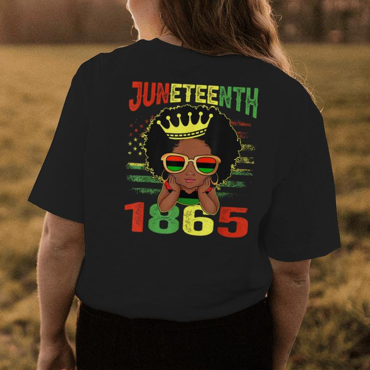 Junenth Is My Independence Day Junenth 1865 Women Kid Womens Back Print T-shirt Unique Gifts