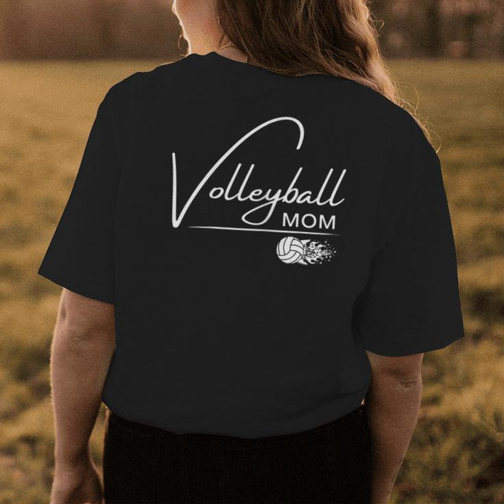 Volleyball Mom Volleyball Mama Graphic Women's T-shirt Back Print Unique Gifts