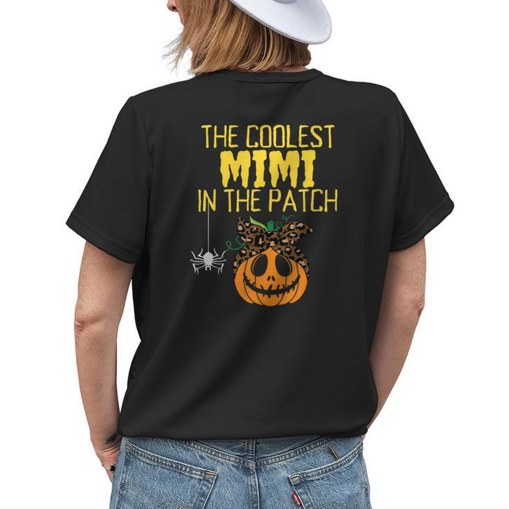 Coolest Mimi In The Patch Grandma Halloween Costume Nana Women's T-shirt Back Print