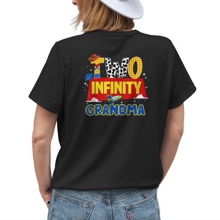 Cowboy Grandma Two Infinity And Beyond Birthday Decorations Women's T-shirt Back Print