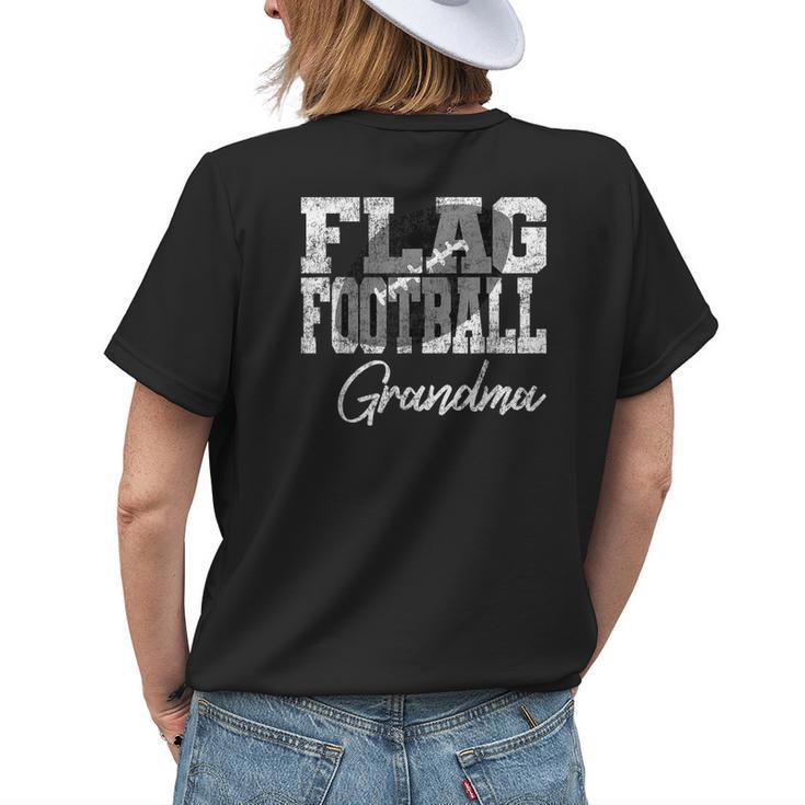 Flag Football Grandma Women's T-shirt Back Print
