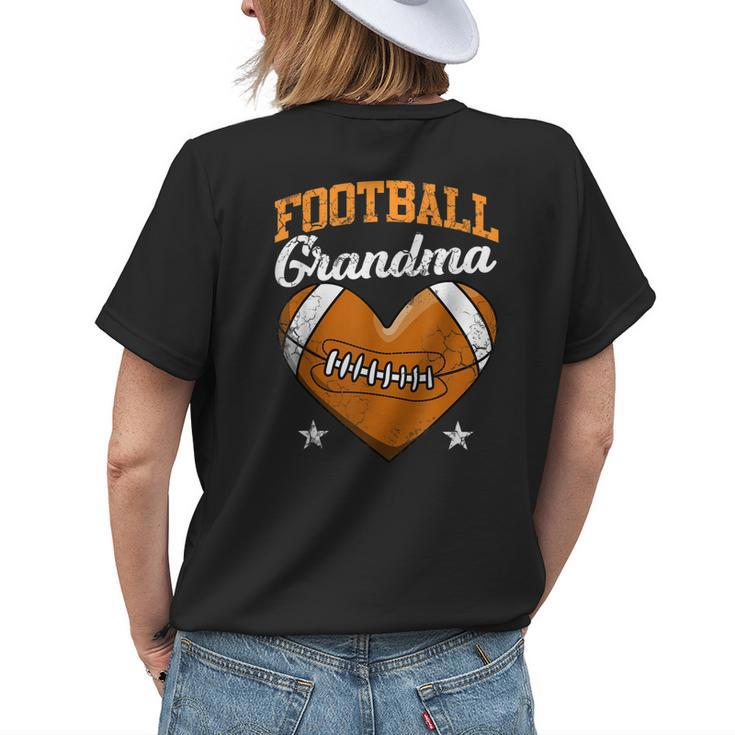 Football Grandma Grandmother Grammy Women's T-shirt Back Print