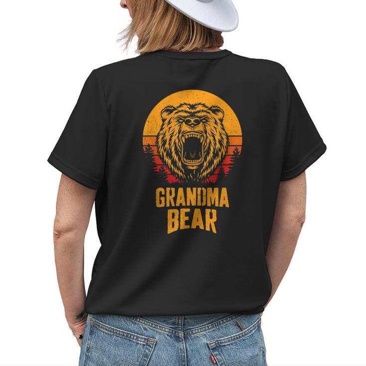 Grandma Bear  Matching Women's T-shirt Back Print