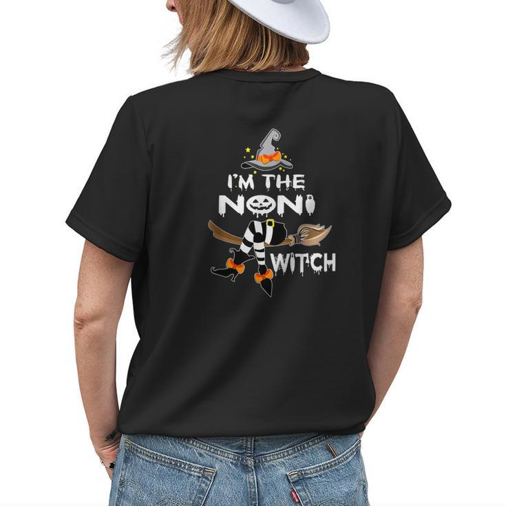 Grandma Im The Noni Witch Halloween Women's T-shirt Back Print Gifts for Her