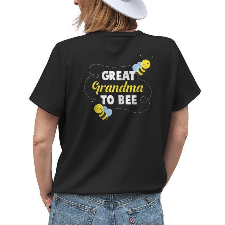 For Great Grandma To Bee New First Time Women's T-shirt Back Print
