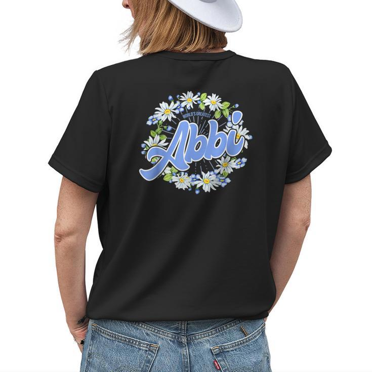 Worlds Greatest Abbi Spanish Grandma Women's T-shirt Back Print