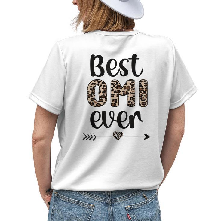 Best Omi Ever Omi Grandmother Proud Omi Grandma Womens Back Print T-shirt Gifts for Her
