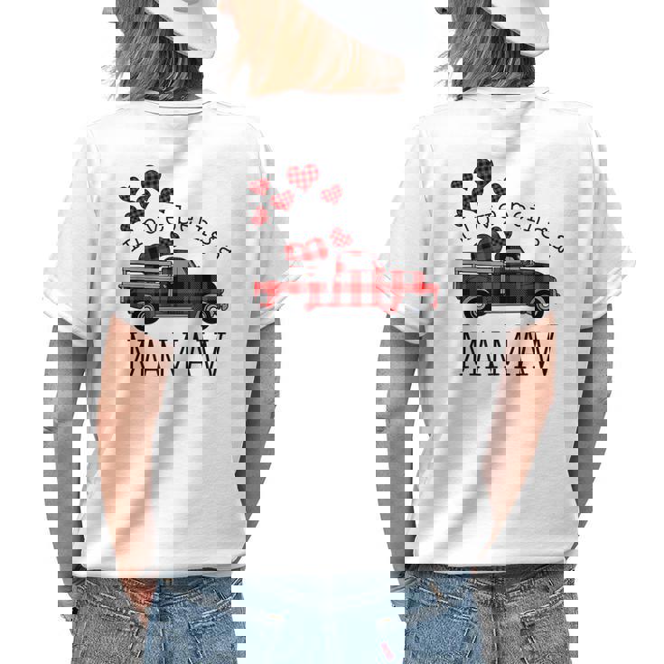 I Love Being Nanny Red Plaid Truck Hearts Grandma T-Shirt I Love Being Nanny Red Plaid Truck Hearts Grandma T-Shirt