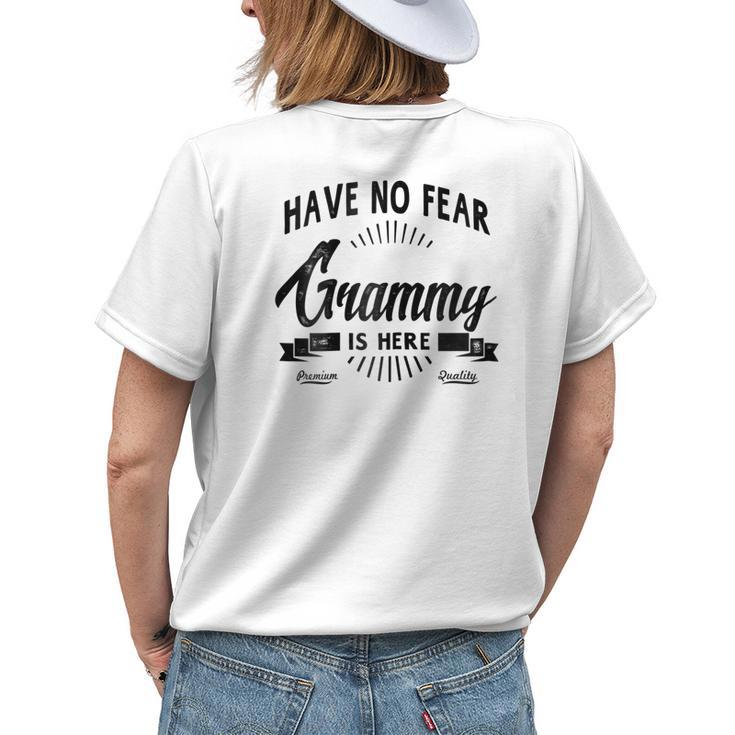 Have No Fear Grammy Is Here Grandma Women's T-shirt Back Print