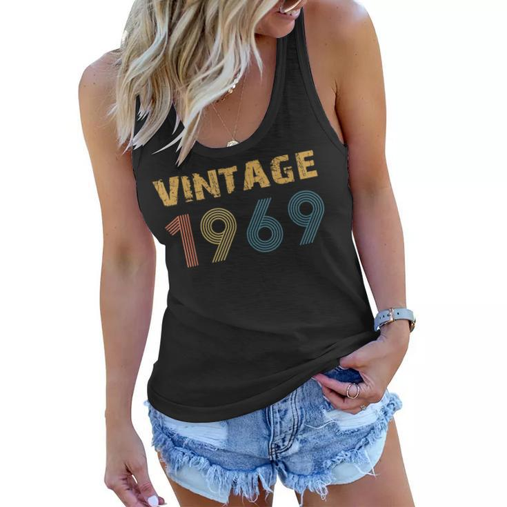 1969 Vintage Funny 50Th Birthday Gift T Shirt Women Flowy Tank