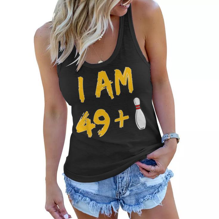 50Th Birthday Bowling Shirt Funny Bowler Party Gift T Shirt Women Flowy Tank