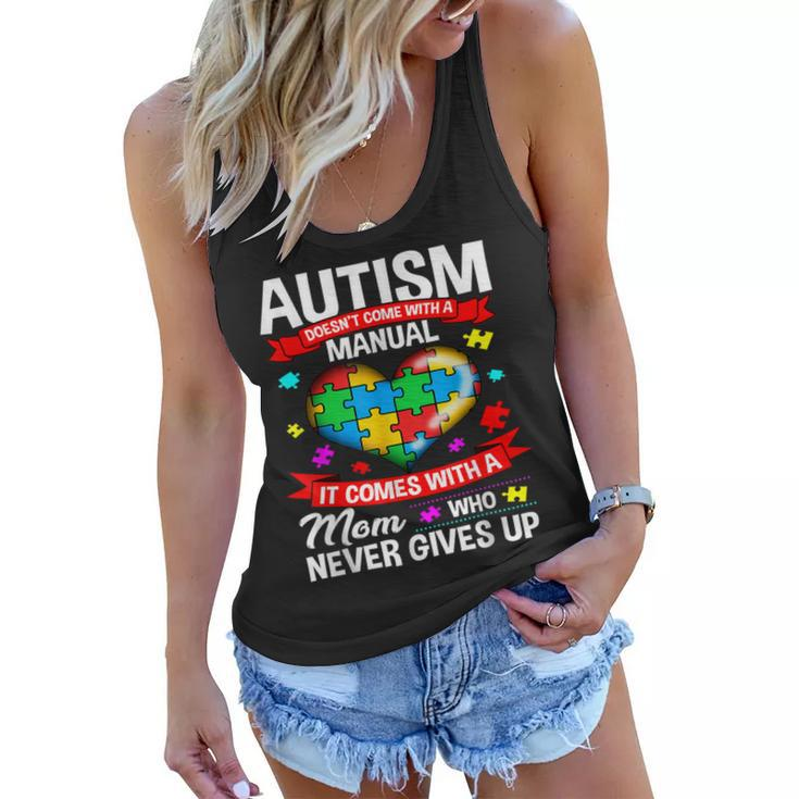 Autism Mom  Women Autism Awareness  Mom Cute  Women Flowy Tank