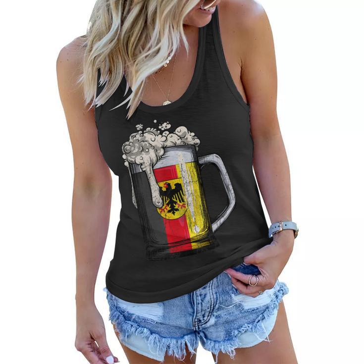 Beer German Flag Funny Oktoberfest Gifts Men Women Drinking Women Flowy Tank