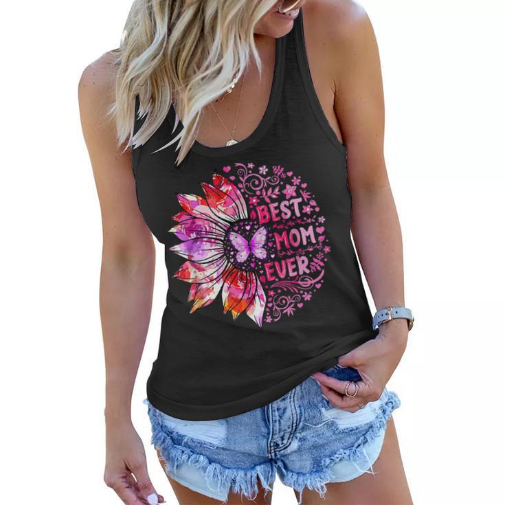 Best Mom Ever Meaningful Gift For Mother Mom Mommy Mama  Women Flowy Tank