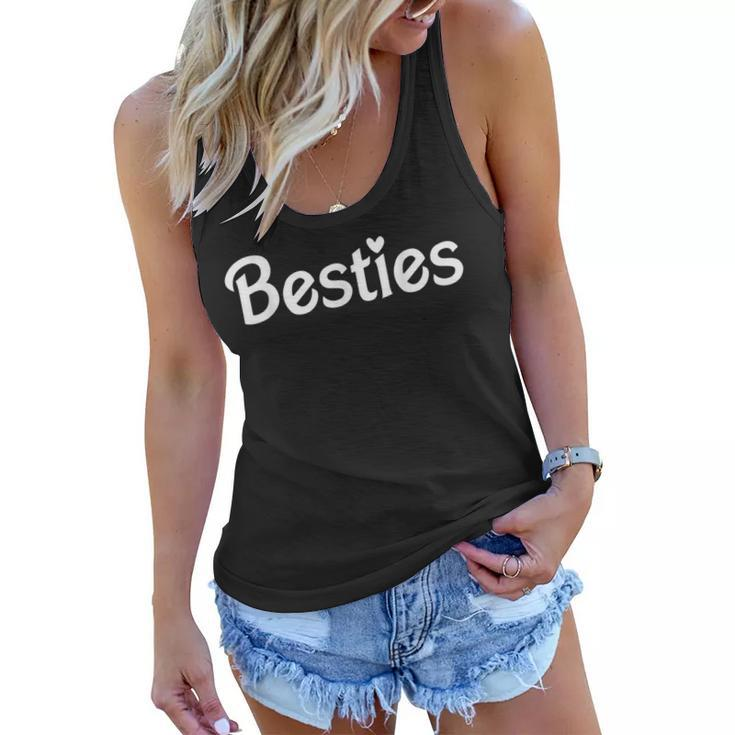 Besties Mommy And Me Gifts For Mom Mom & Daughter Matching  Women Flowy Tank