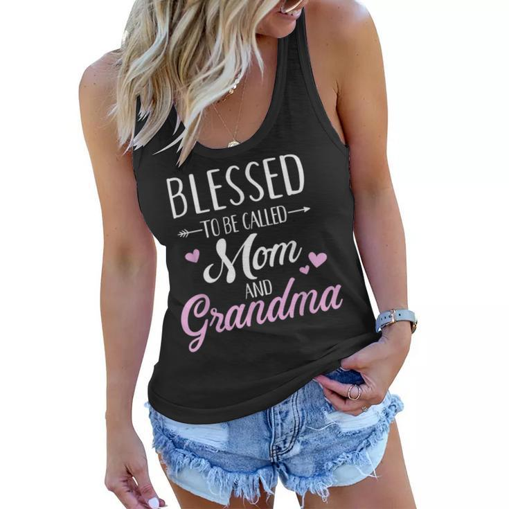 Blessed Grandma  V2 Women Flowy Tank