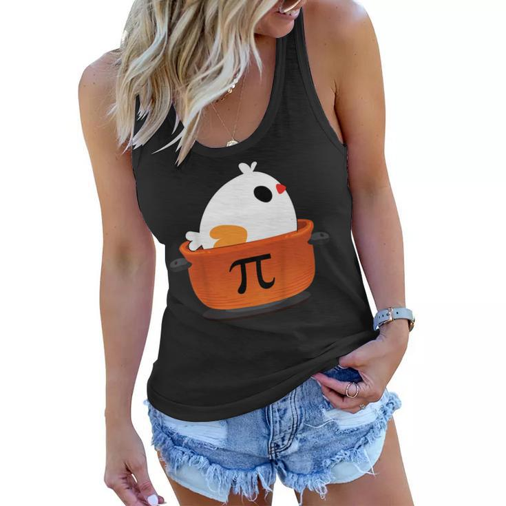 Chicken Pot Pie Pi Day T Shirt Funny Gift Student Teacher  Women Flowy Tank
