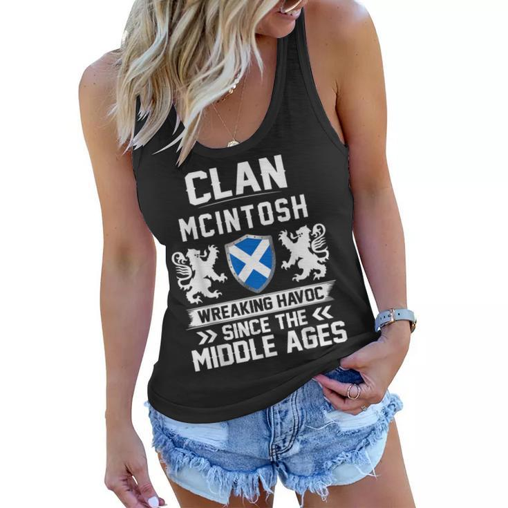 Clan Mcintosh Scottish Family Scotland Mothers Day Fathers  Women Flowy Tank
