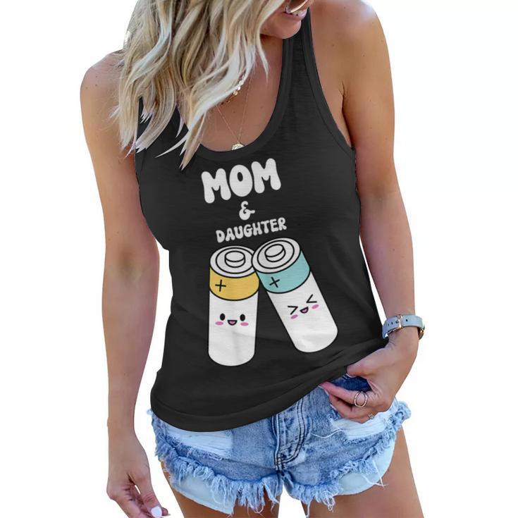 Daughters First Mothers Day Present For Mom Groovy  Women Flowy Tank