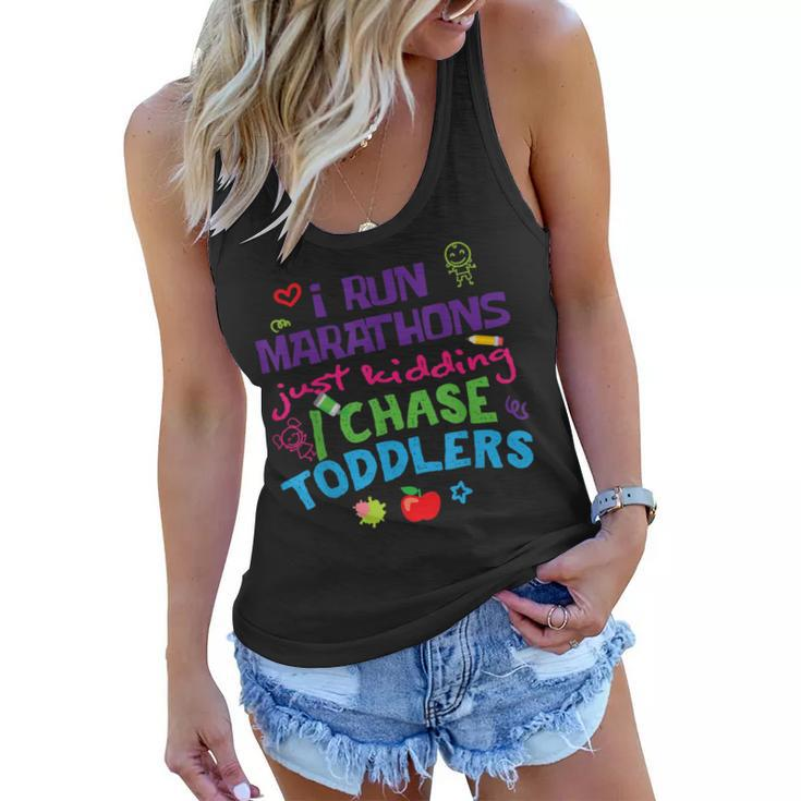 Daycare Provider Teacher Chase Toddlers Shirt Thank You Gift Women Flowy Tank