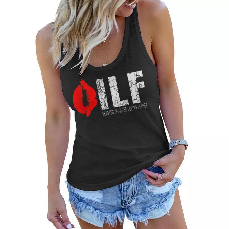Dilf Fathers Day Gifts From Wife  Women Flowy Tank