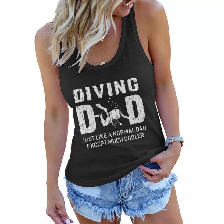 Diving Dad Gifts For Father Scuba Women Flowy Tank