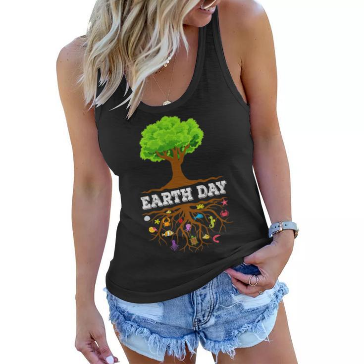 Earth Day T Shirt For Kids Women Men- Happy Earth Day Women Flowy Tank
